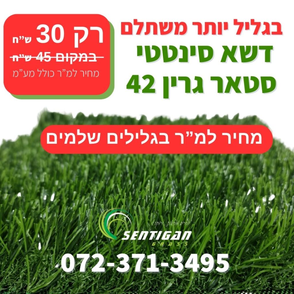 דשא סינטטי איכותי במחיר המשתלם בישראל